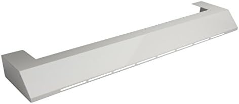 White Decorative Cover for StoveTop FireStop Microhood
