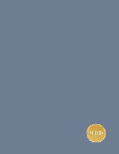 Notebook: Dark blue, Line ruled diary / journal / blank book, 8.5x11 in, 110 Pages: Blank notebook to write in your wisdom thoughts, new idea, special moments, or daily to-do-list