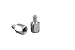 Motorcycle Mirror Adapters Thread Reducer Screw Chrom 10mm to 8mm (Pack of 2)