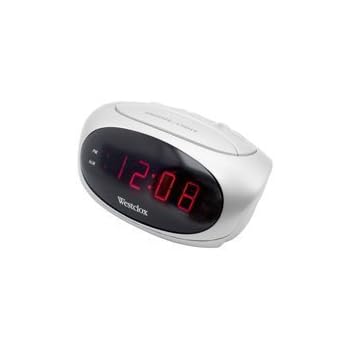 Amazon.com: Westclox 70044B Super-Loud LED Electric Alarm ...