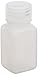 Nalgene 562114-0002 2oz Wide-Mouth Square Bottle, HDPE, Multi