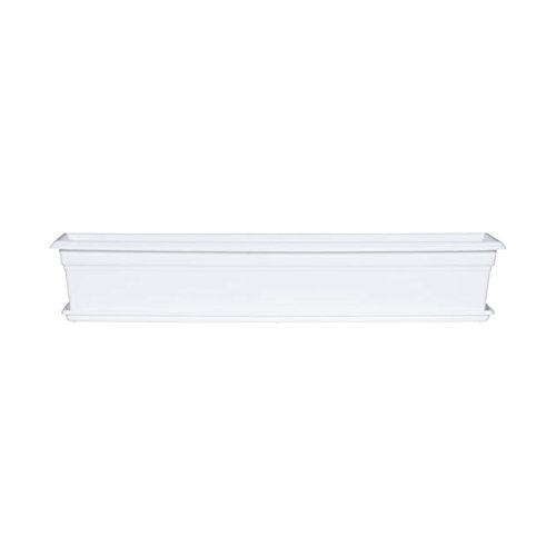Countryside Flower Box Planter, White, 36-Inch