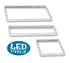 Led Republic led Panel Light Frame for 2x2 2x4 1x4 Size (1x4)
