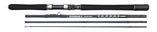 PENN Overseas II Inline Boat Rod, Fishing Rod, Spincasting rods, Sea Fishing, for all Sea Fishing Species, Unisex, Assorted, 2.10m |12-20lb
