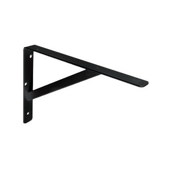 Black HD Steel Shelf Bracket, 19-1/2