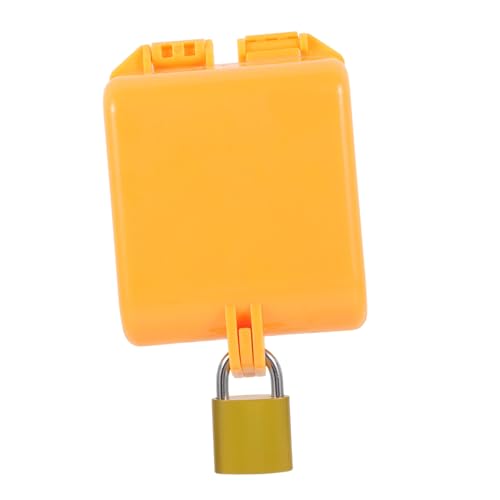 Hoement Lock Box for Water Spigot Outdoor Faucet Lock Cover Child-proof Anti-theft Easy to Install Safe Plastic