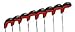 Stealth Hybrid Golf Club Head Cover Set of 8 - 10 Colors Available (Royal Blue)