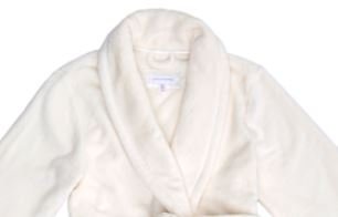 Carole Hochman Ladies' Plush Wrap Robe (Large, White)