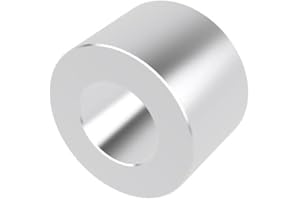 Aluminum Spacer 3/4" OD x 3/8" ID x Choose Your Length, Round Spacer Unthreaded Standoff Bushing Plain Finish, Fits Screws Bolts 3/8" or M10 by Metal Spacers Online (1/2" Length, 10 Pack)