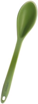 Silicone Kitchen Utensil: cmsHome Ultimate GREEN Ice Long Silicone Mixing Spoon Kitchen Tool Non-stick Non-Toxic Food Grade Silicone