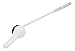 White Toilet Tank Flush Lever Handle, Universal Front Mount with Nut Lock, Fits Most Toilets primary