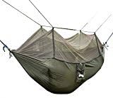 JESBAN Camping Hammock Portable Parachute Nylon Fabric Travel Hammock