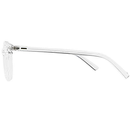 Slocyclub Unisex Oversized Eyeglasses Frame Non-prescription Glasses Round Clear Lens Eyeglasses