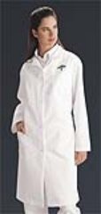Ladies  full length lab coat, white, large, 1 each