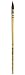 da Vinci Watercolor Series Artissimo Paint Brush, Round Pure Kolinsky Red Sable, Size 0 (428-0)
