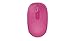 Microsoft Wireless Mobile Mouse 1850 - Magenta Pink . Comfortable Right/Left Hand Use, Wireless Mouse with Nano transceiver, for PC/Laptop/Desktop, works with Mac/Windows 8/10/11 Computers