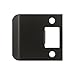 Deltana Spe250u10b Extended Lip Strike Plate, Oil Rubbed Bronze, 2-1/2