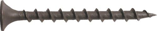 GCBP6158 Black Phosphate Coarse Thread Collated Dry-Wall Screws 6 x 1-5/8-Inch 2 Phillips, 1000 Screws per Box