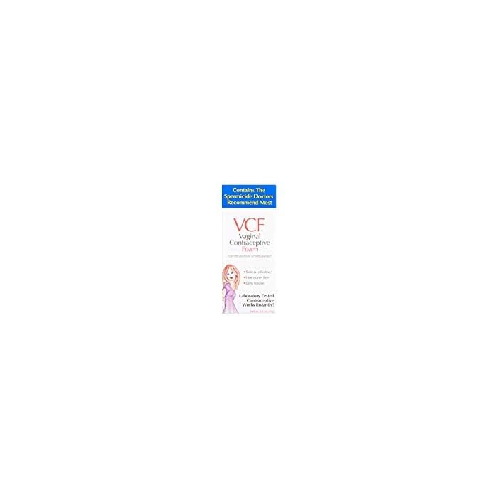 5 Pack VCF Vaginal Contraceptive Foam for women .6 oz. Instant contraceptive power with strength of nonoxynol-9. For…