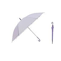 LONLLYS Umbrella Transparent Clear Automatic Rain Umbrella Parasol