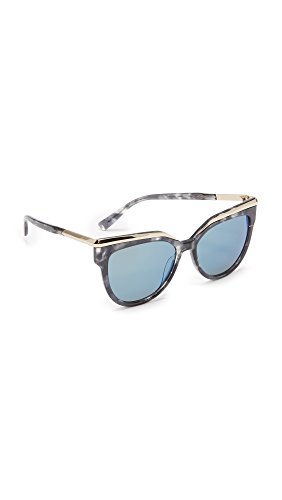 MCMWomen's Metal Accent Sunglasses, Sparkly Jean/Blue, One Size