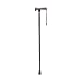 HealthSmart Folding Walking Cane Collapsible Walking Stick - Adjustable Medical Foldable Cane for Men and Women - Contoured Handle, Gray