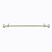 Decorative Window Curtain Rods with Finials, 28 to 48 Inches, 0.75 Diameter - Buono II, Carson Series - Lightweight & Easy to Install, Adjusts Telescopically to Fit Any Window by Achim Home Decor