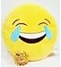 Emoji 32cm Silly SmileyPillows Emoticon Yellow Round Cushion Pillow Stuffed Plush Soft Toy-emoji happy
