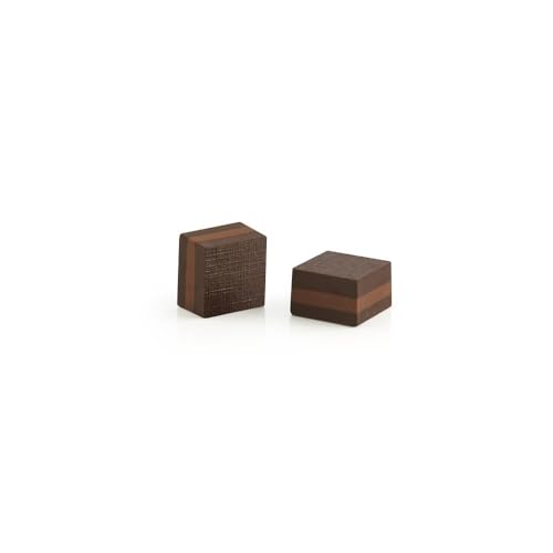 VENCHI – MURRINE GIFT BOX WITH 25 CREMINO EXTRA DARK CHOCOLATES, WITH MEDITERRANEAN ALMOND PASTE AND CREAMY PIEDMONT HAZELNUT GIANDUJA CHOCOLATE, GLUTEN-FREE AND VEGAN