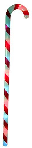 Light Up Flashing Candy Cane Wand Decoration, 23 Inch - Thumbnail 3
