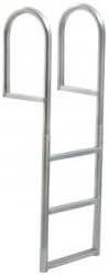 Tommy Docks 3-Rung Aluminum Ladder | Easily &amp; Safely Get in and Out of Water &amp; Boats