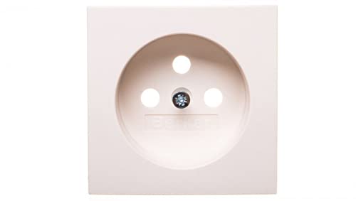 Hager polo 4011334456308 B.Square Front Plate Socket with/Universal Panels Snow White 396576899