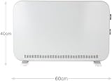 BLACK+DECKER 2.2KW Portable Convector Heater BXCV41001GB White view 7