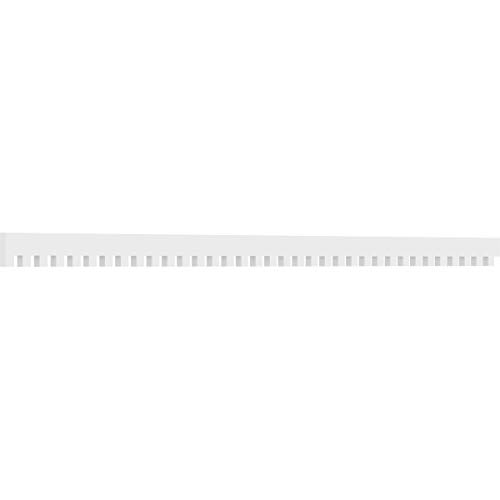 4"H x 1"P x 93 5/8"L Sanford Architectural Grade PVC Dentil Trim for 1/12 Roof…
