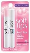 Softlips Pearl Tint SPF 15 & Vanilla SPF 20, Value Pack, 1 ea - 2pc