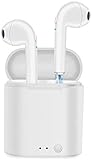 Bluetooth Headphones.Wireless Headphones Stereo in-Ear Earpieces with 2 Wireless Built-in Mic Earphone and Charging Case for Most