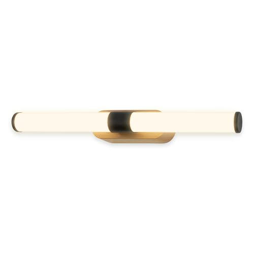 - LED Spiegelleuchte Bad IP44 Spritzwasserschutz, Wandmontage, Warmweißes Licht, Badezimmerlampe, Spiegellampe Bad, Lampe Badezimmer, Badlampe Wand, 40 x 6,5 x 4,5 cm, Schwarz-Holzoptik