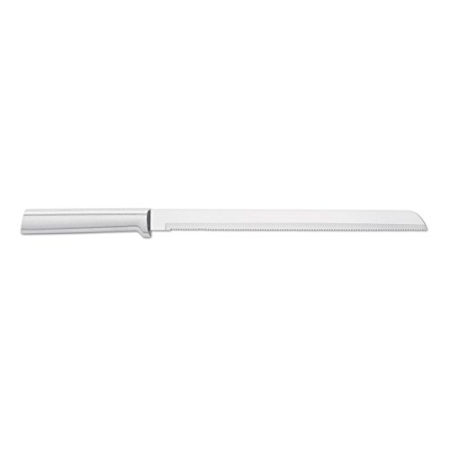 Rada Cutlery 10 Inch Stainless Steel Bread Knife with Silver Aluminum Handle – Made in USA