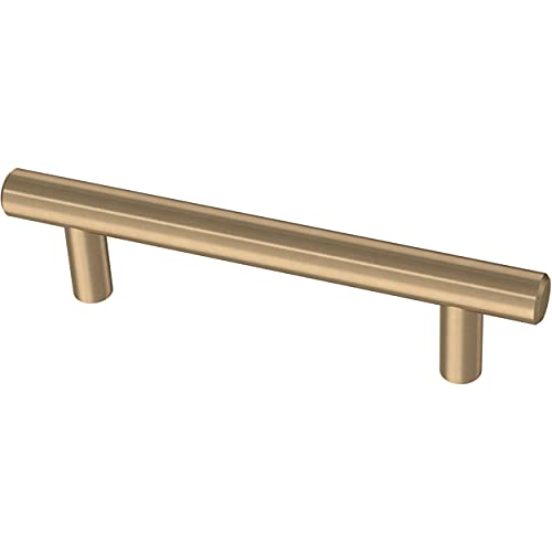 Franklin Brass Puxador de armário de bar, bronze champanhe, alça de gaveta de 96 mm, pacote com 5, BAR096Z-CZA-B