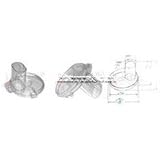 Kw711730 Coperchio Robot Da Cucina Simac, Kenwood Mod. Fp120, Fp126