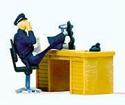 USA Policeman Seated