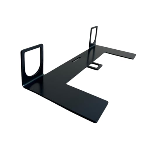 Suporte Adaptador ISOFIX Universal para Banco Traseiro, Aço Carbono 3mm, 13,5 x 33,5 x 7cm, Preto Premium