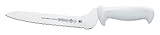 Mundial Offset- Serrated Edge Sandwich Knife, White, 9-Inch
