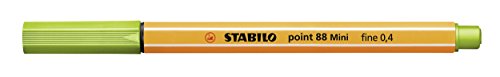 Stabilo Point 88 Mini Fineliner Pens, Set of 12, Multicolored