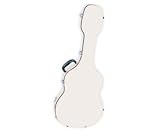 JW Eastman CE 151 W Fibreglass Classical Guitar Case, White