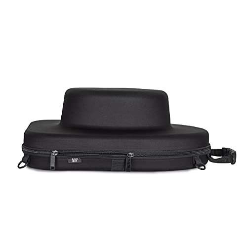 Atzi Hats Hat Box Travel Fedora Case Universal Size Hat Carrier for