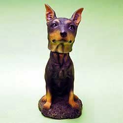 Swibco Mini Bobble Head Dog Doberman Pinscher