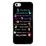 5s Case,iPhone 5 Case,Peter Pan Quotes Never grow up Black Soft Rubber TPU iPhone 5 Scratch-Resistant Protective Case