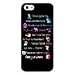 5s Case,iPhone 5 Case,Peter Pan Quotes Never grow up Black Soft Rubber TPU iPhone 5 Scratch-Resistant Protective Case