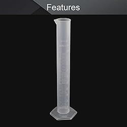 Othmro 3Pcs Plastic Graduated Measuring Cylinder